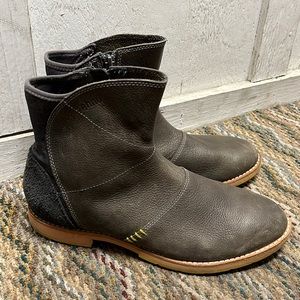 Olive Ahnu  waterproof ankle booties
